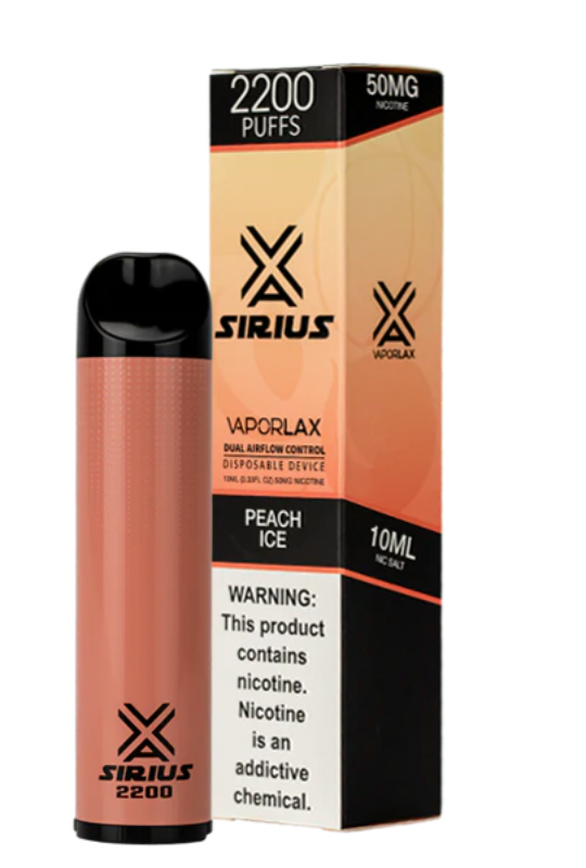 VaporLax Sirius Peach Ice