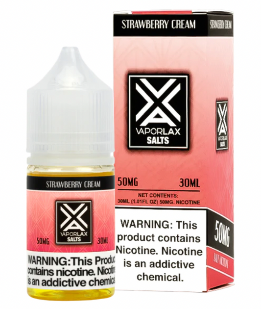 VaporLax Salts Strawberry Cream