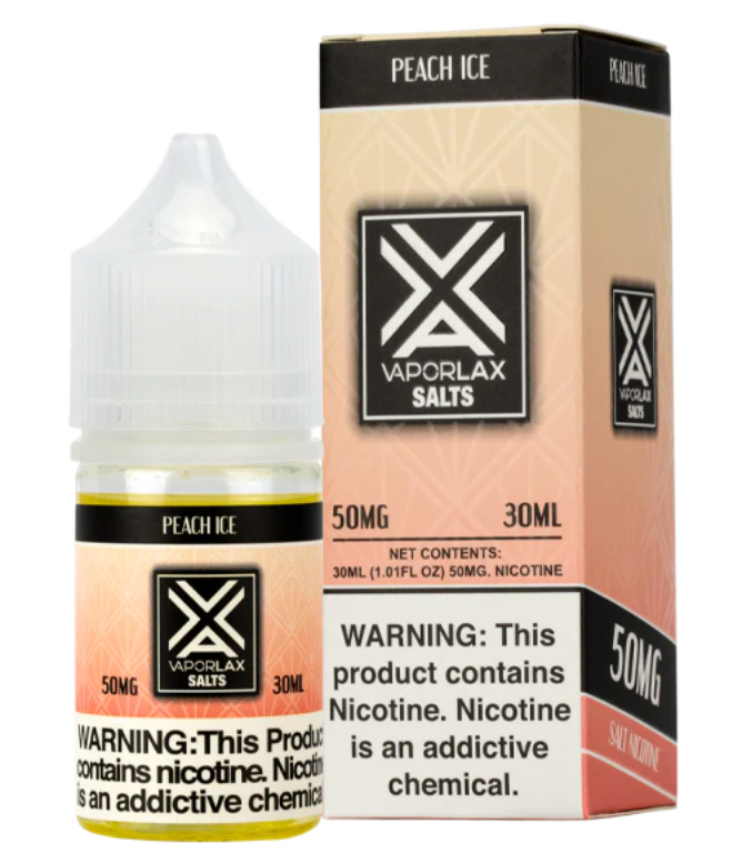 VaporLax Salts Peach Ice