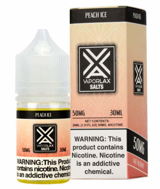 VaporLax Salts Peach Ice