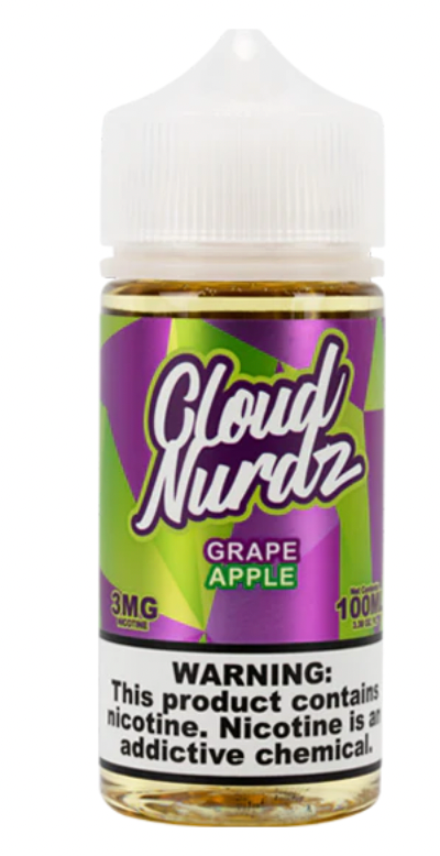 Cloud Nerdz Grape Apple Zero Nicotine