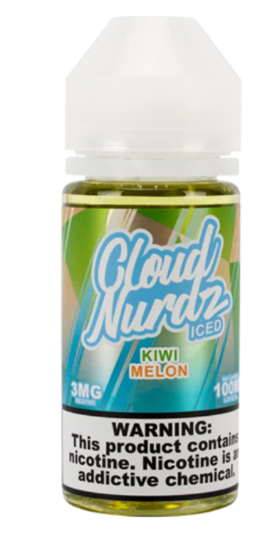 Cloud Nerdz Iced Kiwi Melon Zero Nicotine